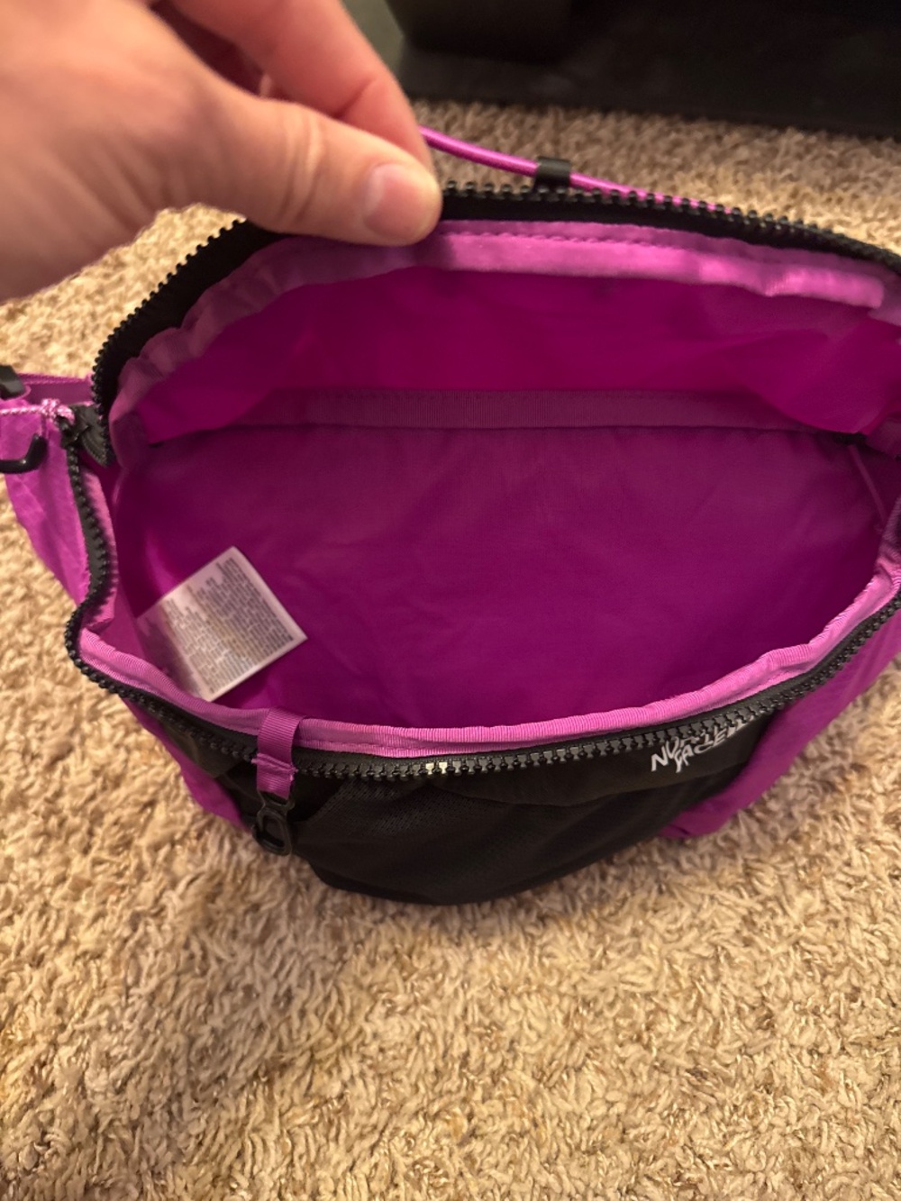 The North Face Fuchsia bum pack fanny pack lumbnical - Picture 5 of 9